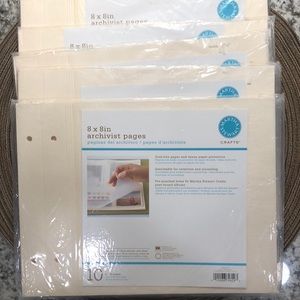 Martha Stewart 8”x8” Archivist Pages - 5 Packages